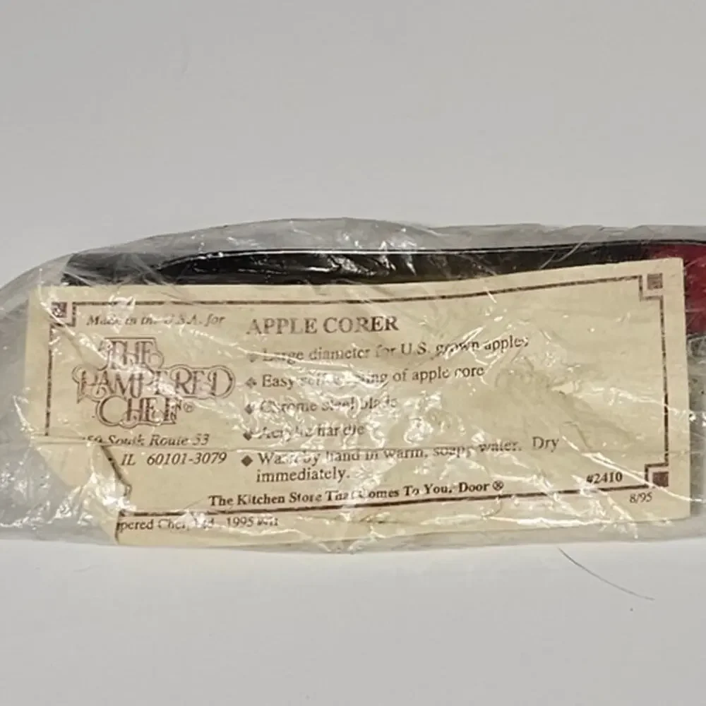 Vintage Pampered Chef Apple Corer New in Package 1995
